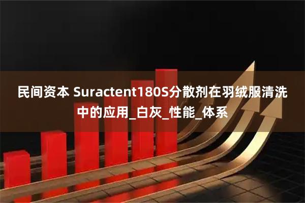 民间资本 Suractent180S分散剂在羽绒服清洗中的应用_白灰_性能_体系